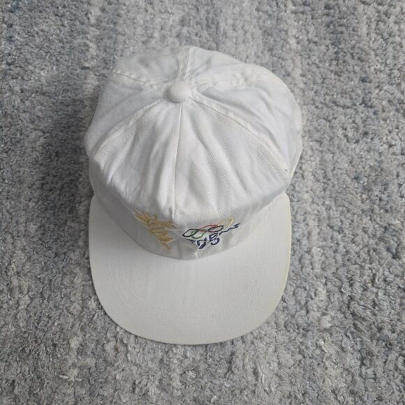 Vintage Cap  Athens 96 Olympics Hat White Size 59 - Picture 5 of 5